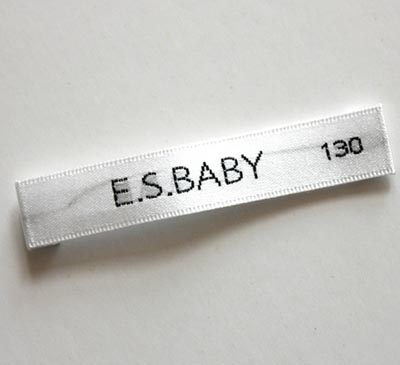 E.S.BABY织唛标