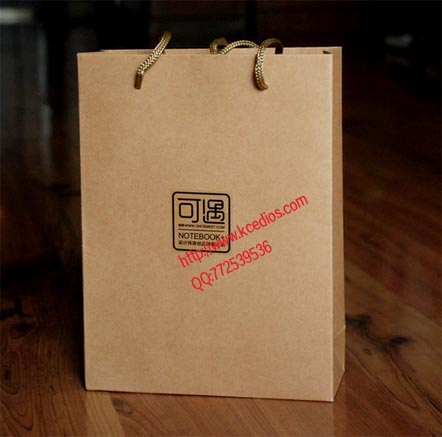 可遇牛皮纸手提袋